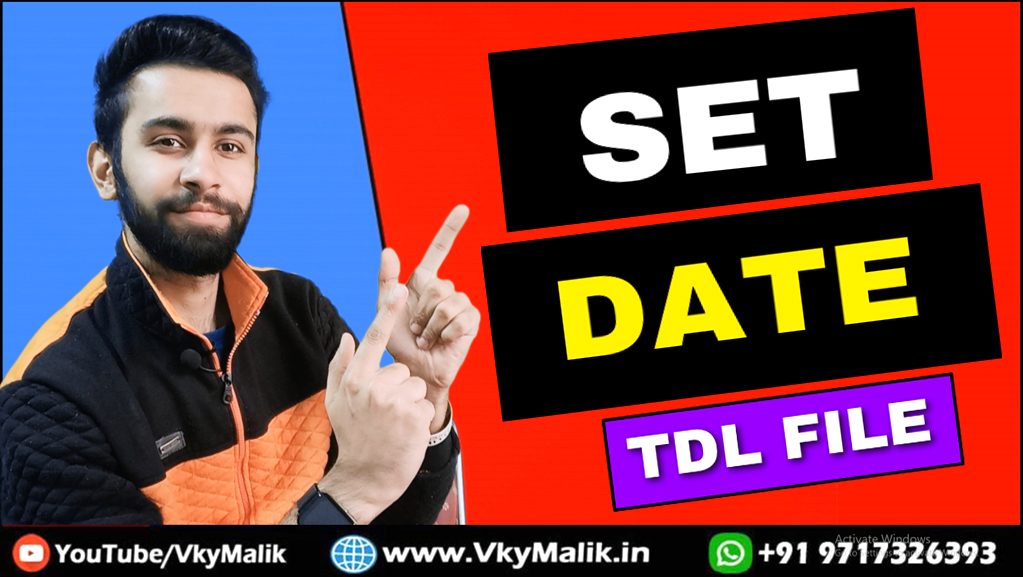 Change Date TDL File in Tally Prime | Tally Prime All TDL Free Download, | Free TDL for Tally Prime