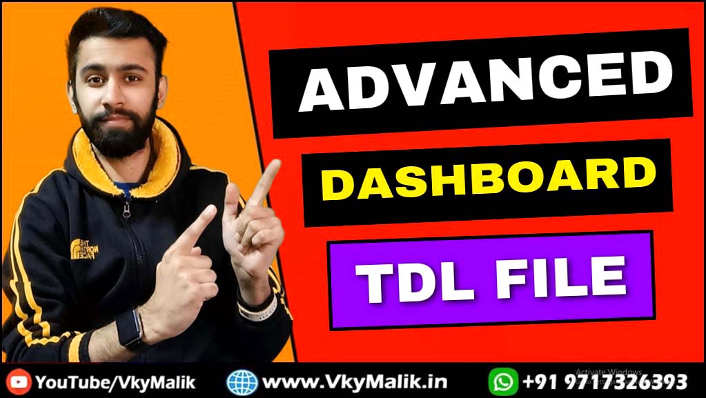 Advanced Dashboard TDL File in Tally Prime | Tally Prime All TDL Free Download | Free TDL File