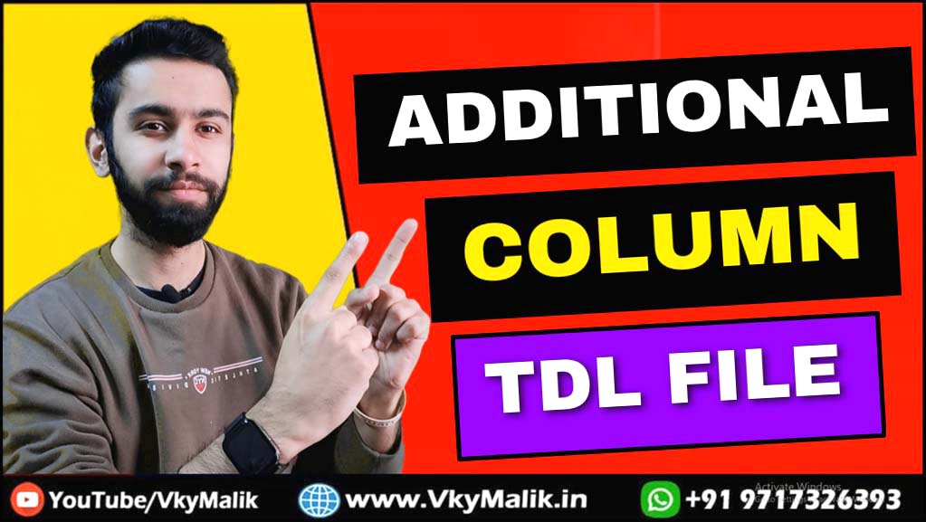 Additional Column TDL File In Tally Prime | Tally Prime All TDL Free Download | Free TDL File