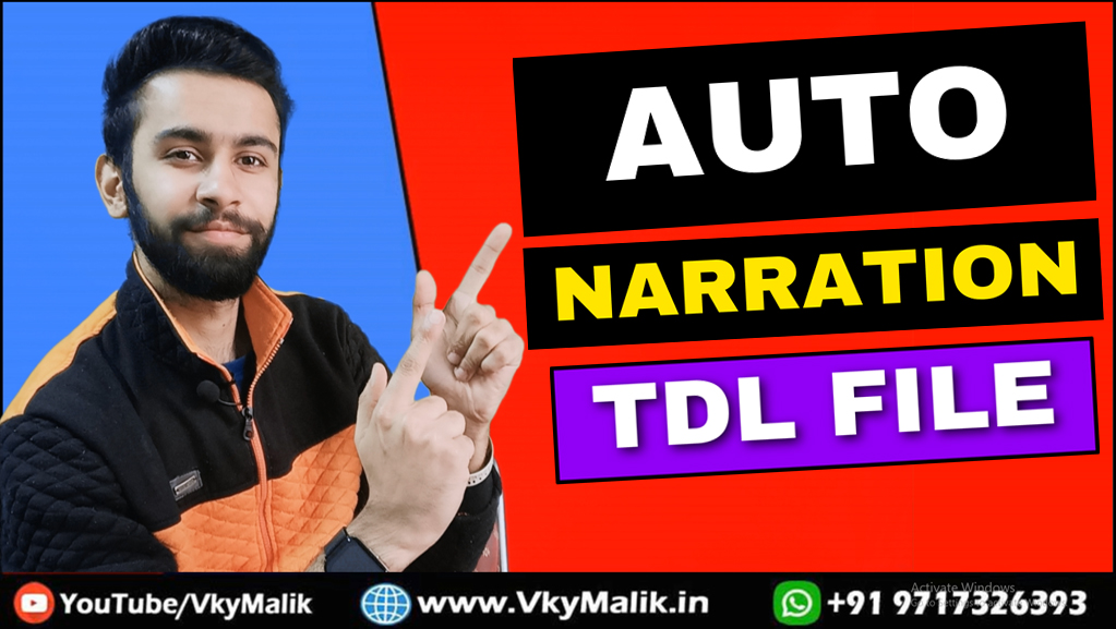 Auto Narration TDL File in Tally Prime | How to Download TDL File for Tally Prime | Tally Free TDL